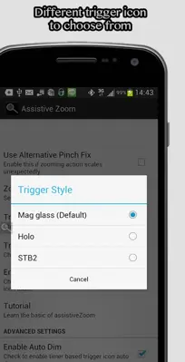 Assistive Zoom android App screenshot 1